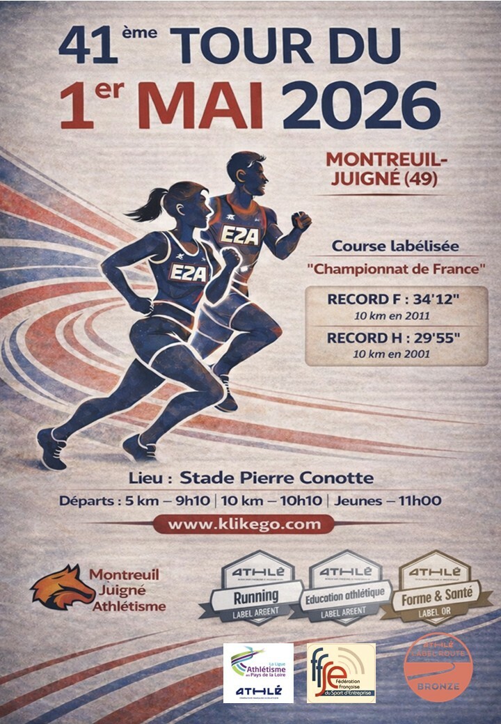 Tour de Montreuil Juigné 1er Mai 2026