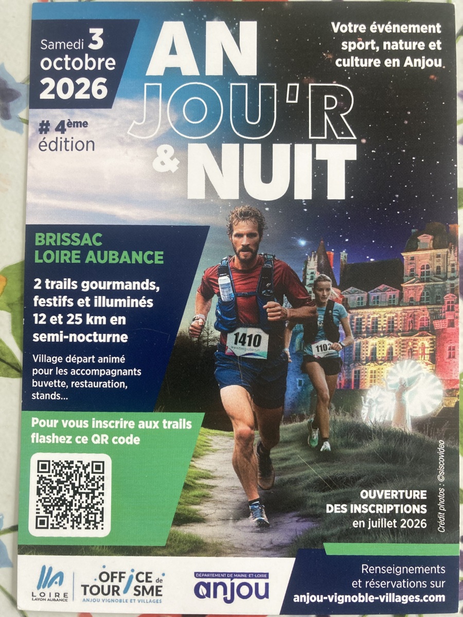 TRAIL ANJOU'R ET NUIT 2026